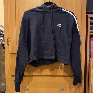 Cropped Adidas hoodie
